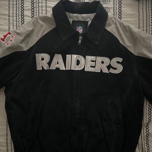 Suede NFL Raiders Jacket